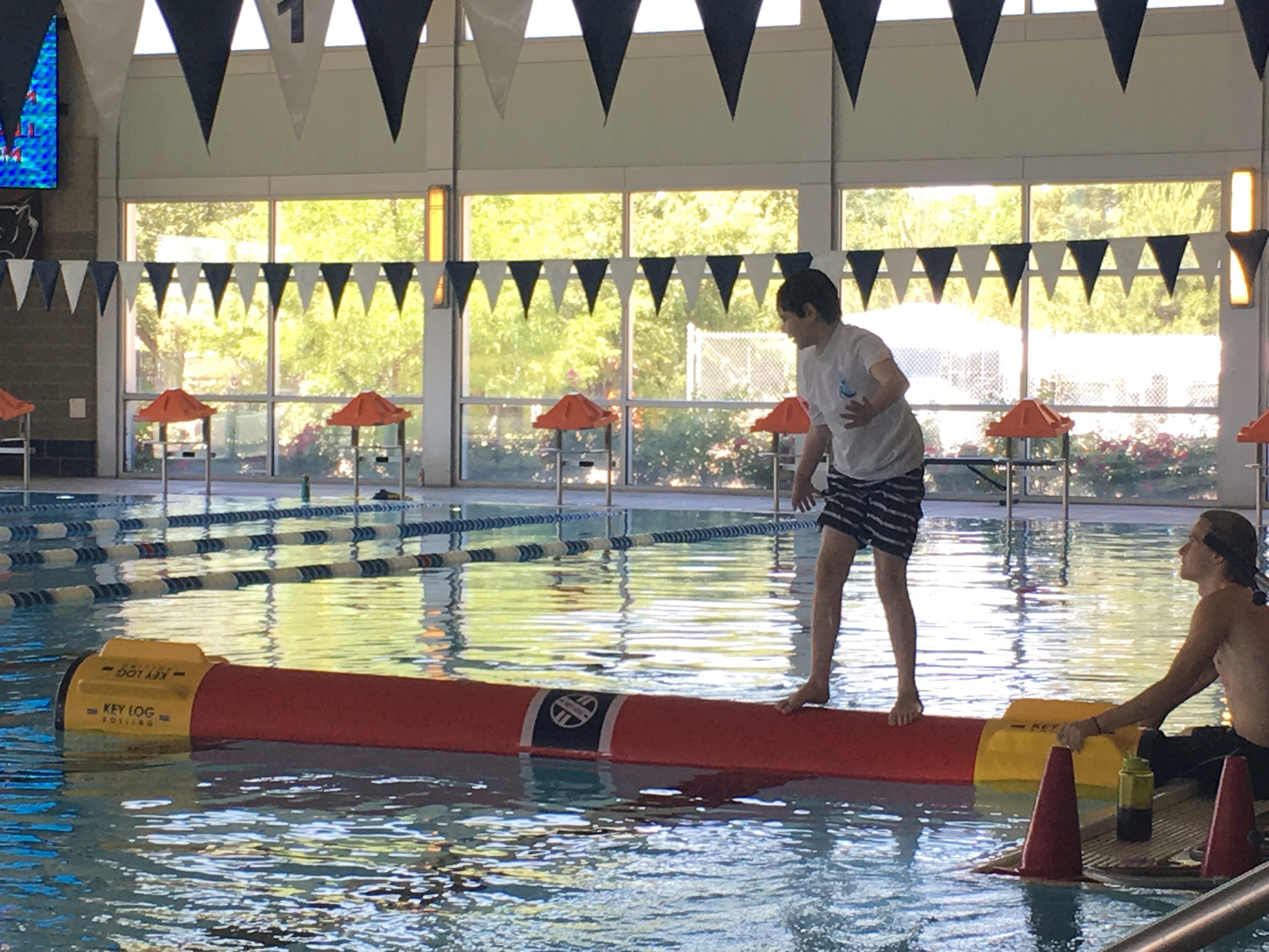 Log Roll Pool Rider Log Rolling – Adventures with Theo